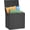 Black, variant on EASY UP 30gallon outdoor resin deck box, weather-resistant and lockable, suitable for storing tools, clothing, and packages; ideal for garages, gardens, and bedrooms (black).Father's Day Gift