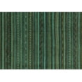 thumbnail image 1 of Ahgly Company Indoor Rectangle Oriental Turquoise Blue Modern Area Rugs, 5' x 8', 1 of 4
