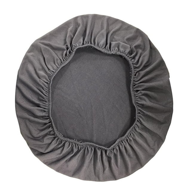 1 funda elástica para asiento de silla, de poliéster. Gris
