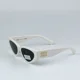 thumbnail image 3 of Miu Miu Women Sunglasses White Dark Grey Cat Eye MU03ZS 1425S0 BRAND NEW, 3 of 6