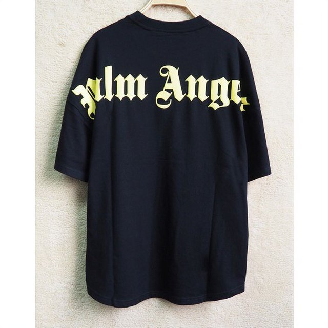 Nuevo Palm angels Cuello Redondo Camuflaje Hombres Mujeres Casual Manga Corta Camisetapangjing