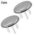 thumbnail image 5 of 2-Pack Chrome Round Basin Sink Overflow Hole Cover for 22mm-24mm Sinks, 5 of 6