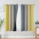 thumbnail image 1 of Cortinas Estelar Textiler Ombre Gris y Amarillo 132x137 cm, 1 of 9