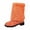 Z1 Orange, variant on Women's Boot Furry Fluffy Short Snow Boot Mid-Calf Boots Warm Comfortable Outdoor Flat Shoes,Color:White,Size:7.5