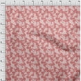 thumbnail image 4 of oneOone Georgette Viscose Medium Pink Fabric Floral Botanical Sewing Material Print Fabric By The Yard 42 Inch Wide, 4 of 4