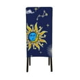 thumbnail image 3 of Mysterious Religion Dining Chair Slipcovers Chair Protectors Seat Covers For Dining Room Hotel Kitchen Shining Star Blue, 3 of 8