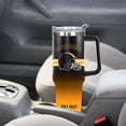 thumbnail image 4 of Pittsburgh Tumbler Cup - Pittsburgh Gifts for Men - 40 OZ Insulated Stainless Steel Coffee Travel Mug with Lid and Straw, 4 of 6