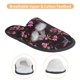 thumbnail image 3 of Fotbe Humming Bird And Tropical Pantuflas Peludas para Mujer con Estampado, Zapatillas de Peluche, Zapatos de Invierno para Casa, Uso Interior y Exterior-Medium, 3 of 8