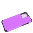 thumbnail image 5 of Apple iPhone 12, iPhone 12 PRO /6.1" Phone Case Protective Hybrid Anti-Drop Protection Shockproof Armor Dual Layers Heavy Duty Rubber Rugged Purple Phone Cover foriPhone 12 /12 Pro, 5 of 7