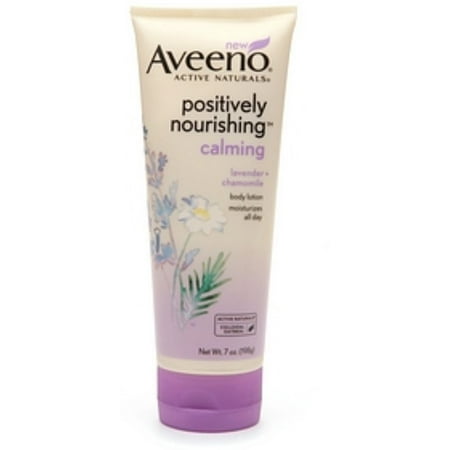 AVEENO Active Naturals Positively Nourishing Calming Body Lotion 7 oz (Pack of 6)