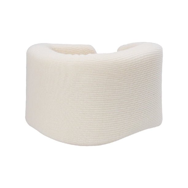 EeaseMX Fijador cervical cómodo, protector cervical portátil y ligero, soporte para el cuidado de la salud (blanco L)
