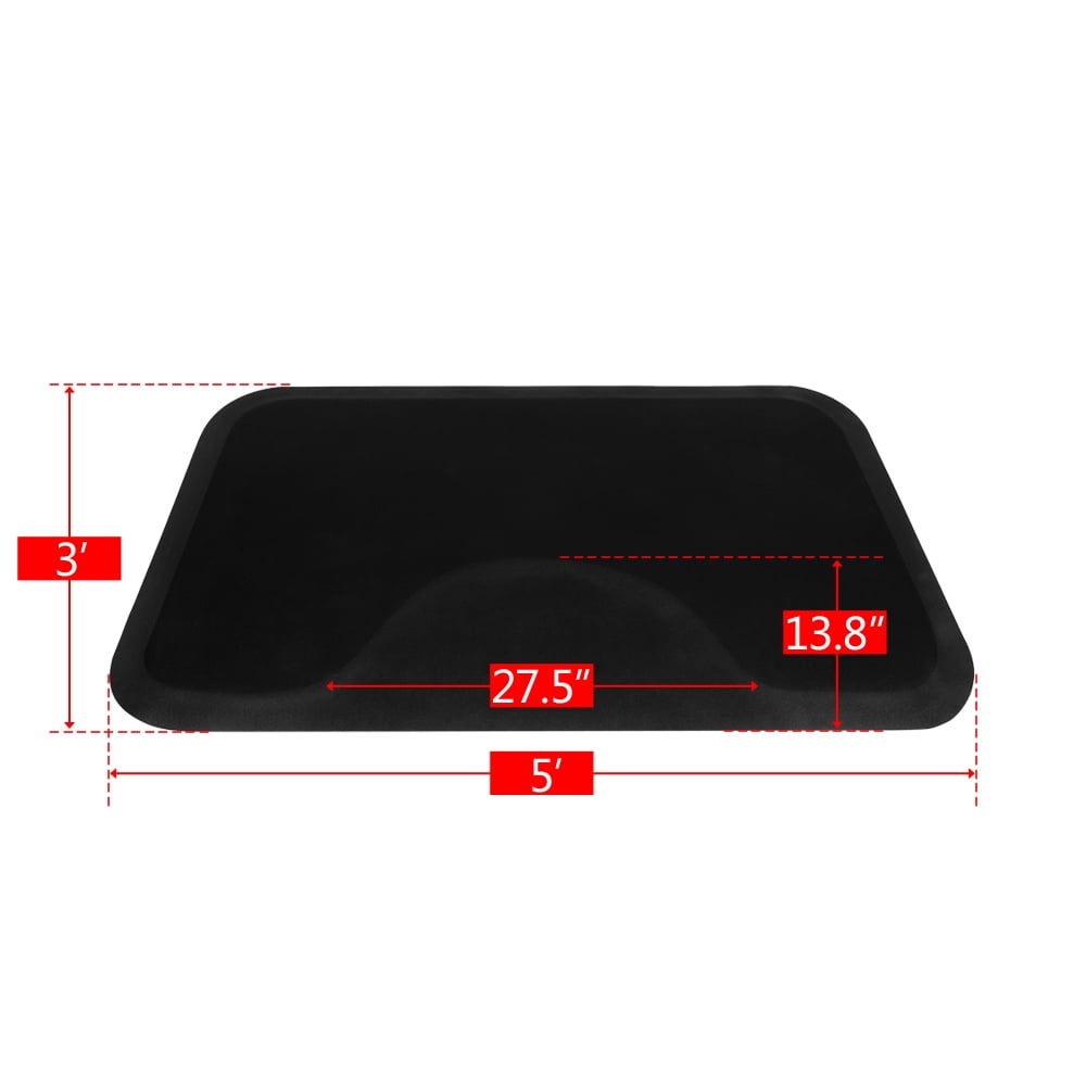 Kepooman Salon Anti Fatigue Mat, Square Comfort Barber Shop Beauty Floor Mats for Hair Stylist, Salon Mat Under Styling Chair Kepooman Salon Anti Fatigue Mat, Square Comfort Barber Shop Beauty Floor Mats for Hair Stylist, Salon Mat Under Styling Chair