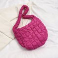 thumbnail image 3 of Bolsa acolchada de algodón Bolsa de viaje de gran capacidad Moda Simple Elegante para ir de compras, 3 of 9