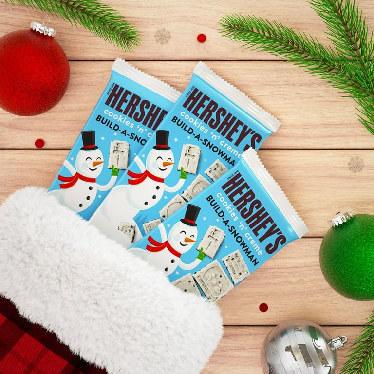 Hershey's Cookies 'n' Creme Build-A-Snowman Candy Bar, Holiday