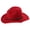 Red, variant on Elegant Homburg Top Hat Cowboy Costume for Outdoor Gatherings Activity