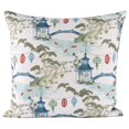 thumbnail image 3 of SIScovers  Tranquil Pagoda Print Throw Pillow 22 x 22 - Kirin Pearl, 3 of 5