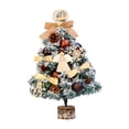 thumbnail image 3 of Brillantes adornos para es de Navidad DIY Craft de Navidad artificial Mesa brillante Mini de Navidad para decoración del hogar Mesa 60cm Soledad Árbol de mesa, 3 of 10