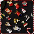 thumbnail image 2 of Diamantes de imitación para decoración de uñas de Navidad, abalorios de uñas en 3D, tachuelas de metal para uñas, perlas, Papá Noel, reno, copo de nieve, muñeco de nieve, lentejuelas con purpurina par kaili Sencillez, 2 of 2