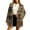 Grey, variant on Breezora Women's Open Front Oversized Knit Cardigan with Halloween Pumpkin Print Long Sleeve Loose Casual Comfortable Sweater Coat