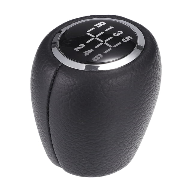 Perilla de cambio manual de 6 velocidades - Perilla de palanca de cambios - para Chevrolet Cruze 08-12 de cuero sintético negro 1 Pc