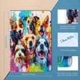 thumbnail image 2 of Spiral Notebook,College Ruled Journal,8.26" x 5.71" 50 Sheets/100 Pages,2 Pack - Colorful Painting of Happy Dogs in The Style of Colorful Realism, 2 of 7