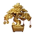 thumbnail image 1 of Árbol del dinero chino, decoración de mesa, 17 x 9 x 19 cm, hecho a mano, decorativo, suerte Estilo B, 1 of 9