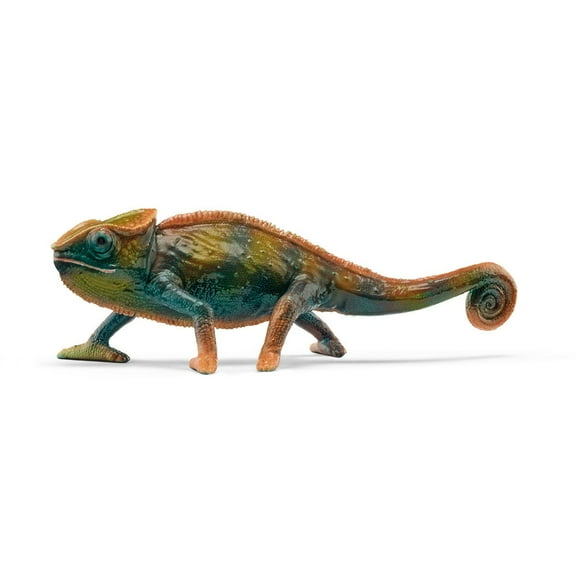 Schleich Wild Life - Color-Changing Chameleon Figure - Realistic Wild Animal Toy Figurine - Kids Ages 3 