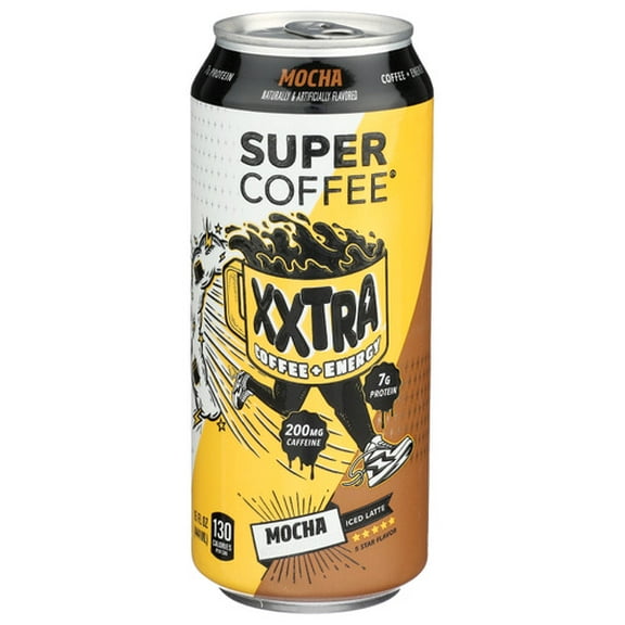 (Pack of 12) Super Coffee Coffee Extra Energy Mocha 15 Fo