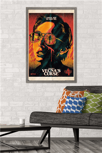 Netflix Stranger Things: Season 4 - Vecna's Curse Wall Poster, 22.375" x 34" Framed