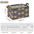 thumbnail image 3 of Ryvnso Bows Print Storage Bins Large Basket Foldable Cube Toys Organizer with Handles 2 PCs, 3 of 8