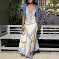 thumbnail image 4 of Women Satin Camisole and Skirt Two Piece Set Casual Loose Outfit, 4 of 5