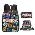 thumbnail image 4 of Game ROBLOX Student Backpack Korean Version Primary and Secondary School Backpacks Ins Fashion Trend Backpack Three Piece Set, 4 of 6