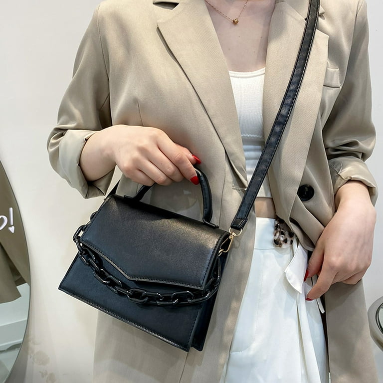 High Fashion Thick Chain Shoulder/ Crossbody Bag