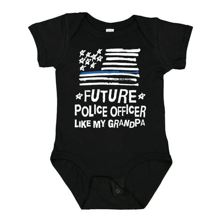 

Inktastic Future Police Officer Like Grandpa Gift Baby Boy or Baby Girl Bodysuit