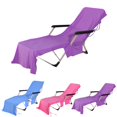thumbnail image 2 of Bangcool Pool Towel Microfiber Quick-dry Beach Towel Beach Chair Cover with Pockets, 2 of 9