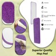 thumbnail image 2 of CUITING 3 Pcs Replacement Microfiber Pad for Universal Commercial 16.5 Inch Mop Head Flat Mop Head Wet & Dry Commercial Cleaning Refills Reusable Mop Refills Fit for Most Microfiber Flat, 2 of 7