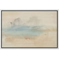 thumbnail image 3 of PixonSign Framed Canvas Print Wall Art Pastel Abstract Paint Stroke Landscape Nature Wilderness Illustrations Modern Art Decorative Minimal Rustic for Living Room, Bedroom, Office - 16"x24" White, 3 of 5