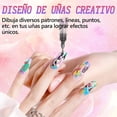 thumbnail image 2 of 12 Colors Nail Art Pens Set, Nuevos Rotuladores para Uñas de Gel, Nail Art Point Grafiti Pen Set, Rotuladores de Puntos, Rotuladores de Pinceles Delineadores, Diseño de Uñas, Decoraciones DIY, 2 of 4