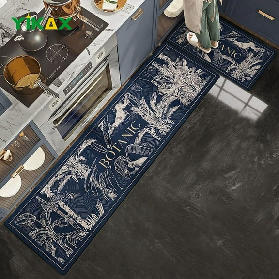 Kitchen Rug Living Room Carpet Anti Slip American Style Long Doormat Bedroom Bedside Decor Hallway Balcony Floor Household Mat