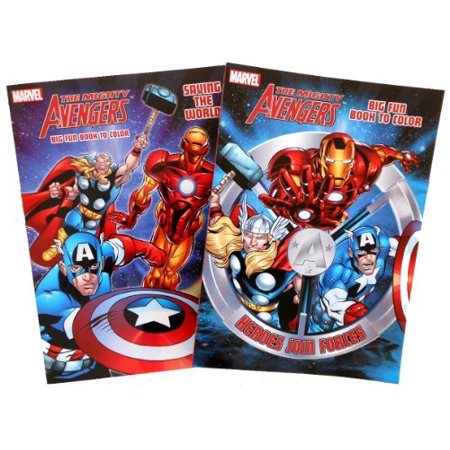 Marvel The Avengers Coloring Books - 2 Coloring Book Set - Walmart.ca