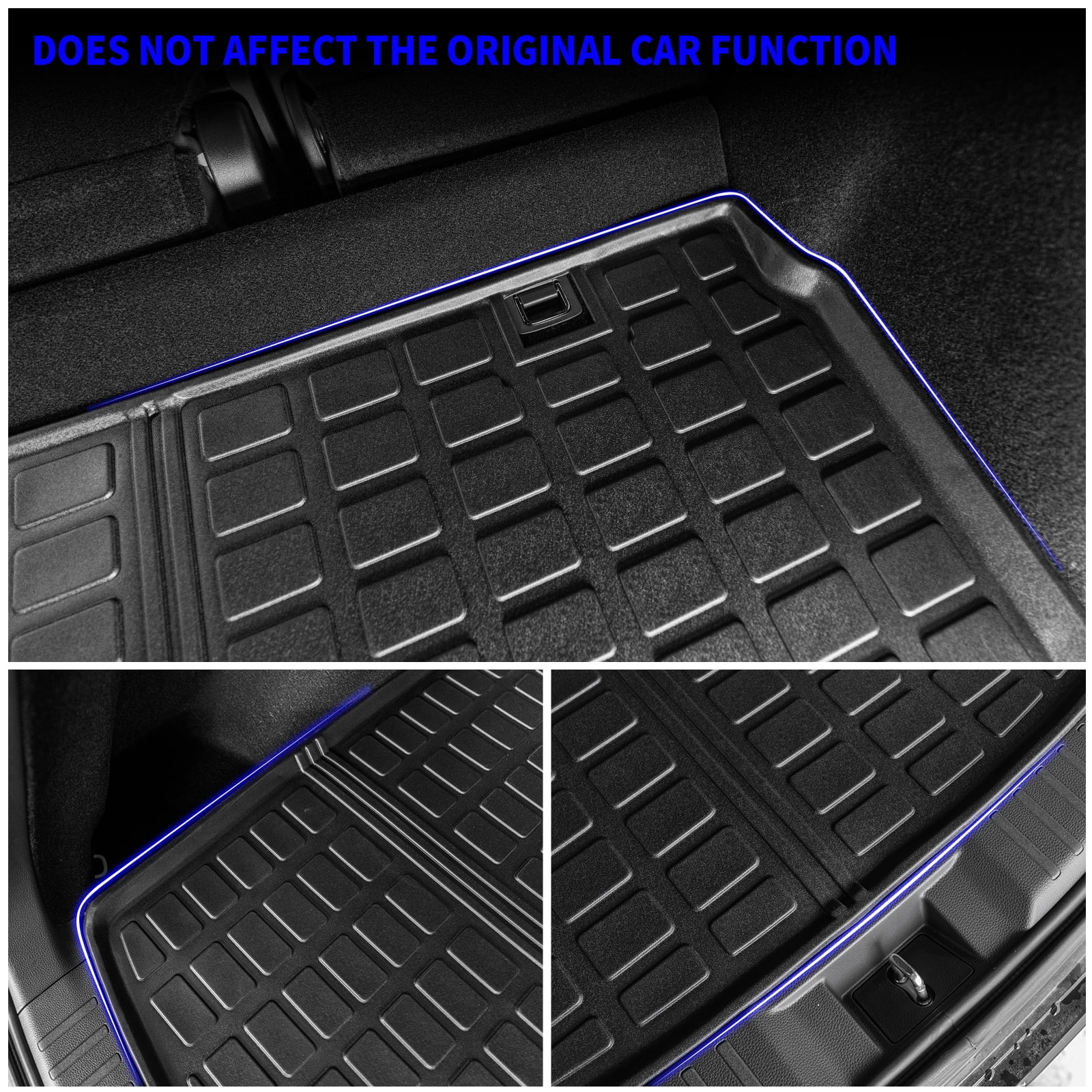 Bomely Cargo Mat Compatible with 2023 2024 Honda CRV Hybrid Cargo Liner Trunk Mat TPE All Weather Trunk Liner Honda CR-V Accessories (Fit Upper Deck, Trunk Mat)
