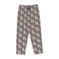 thumbnail image 4 of Naloa Poodle Dog Print Women’s Ultra-Soft Comfy Pajama Lounge Pants with Pockets & Drawstring, 4 of 8