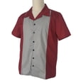 thumbnail image 2 of Mens Bowling Shirt Rockabilly Retro 50s Party, 2 of 6
