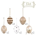 thumbnail image 6 of THHEIC 12Pcs Plastic Easter Eggs Ornaments, 2.3 Inch Easter Eggs Bulk, Shatterproof Decorative Hanging Decorations for Tree, Spring Holiday Party, Home, Garden and Festive Decor, 6 of 9
