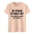 thumbnail image 4 of Womens Sarcastic T Shirts With Funny Sayings Novelty Graphic Tees For Women Long Women T Shirt Womens Athletic Tops Short Sleeve Ladies Shirt Long Sleeve Beaded Turtleneck Trashier Shirts Loose Womens, 4 of 4