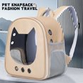 thumbnail image 3 of Cat Backpack Carrier with Adjustable Strap Portable Breathable Pet Backpack, 3 of 6