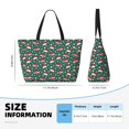 thumbnail image 4 of Fotbe Santa Hat Joy Green Festive Bolsa de Viaje para Playa - Resistente al Agua, Bolsa Tote de Gran Capacidad y Ligera con 7 Bolsillos para Mujeres y Hombres, 4 of 7