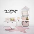 thumbnail image 3 of Psalm 46:5 God Is Within Her She Will Not Fall - Bible Verse Wall Decal Vinyl Wall Art Sticker Wall Decal Decoration Design Kids Room Living Room Nursery Kinder Girls Boys Room Size (35x40 inch), 3 of 3