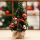 thumbnail image 1 of 8 Inches Mini Christmas Tree Christmas Decoration Supplies Desktop Ornaments Scene Decoration Props Empty Hall Kitchen Ornaments Holiday Gifts, 1 of 6