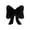 Black, variant on 1 Pack Soft Furry Bow Throw Pillow, Cute Bowknot Plush Lumbar Pillow for Couch, Bed, Living Room & Car Decor - Home Decorative Stuffed Accent Pillow